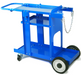 FOXNGEAR FOXNGEAR 350LBS Capacity Welding Cart for MIG/TIG Welder and Plasma Cutter-Blue-611B