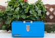 FOXNGEAR FOXNGEAR Heavy-duty 16" Portable Metal Toolbox with Hand Carry-Blue